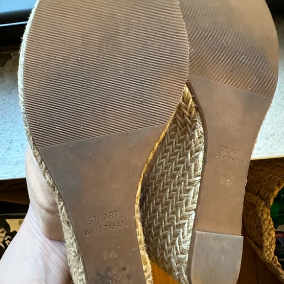 Stuart Weitzman “Sarina” adobe suede espadrille wedge - Picture 10 of 12
